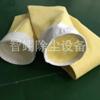 上海耐高温布袋订制/泊头智翊除尘设备定做氟美斯除尘布袋