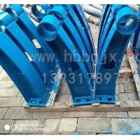 吉林防撞桥梁支架加工-泊泉机械订做铸钢护栏支架