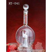 吉林工艺酒瓶加工企业/河间宏艺公司厂家直营酒瓶